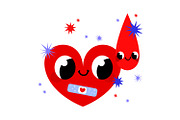 Blood Donation Heart Clipart, a Healthcare Illustration by the_myro (Thumbnail 4 of 6)