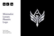 Minimalist Luxury Phoenix Logo, a Branding & Logo Template by Luxury Logos (Thumbnail 1 of 4)