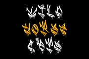 WILD HORSE CAPS, a Blackletter Font by Beau Hopps Design (Thumbnail 1 of 4)