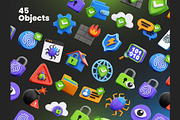Cyber Security 3D Icons, an Object 3D Model by Rakata Studio (Thumbnail 5 of 7)