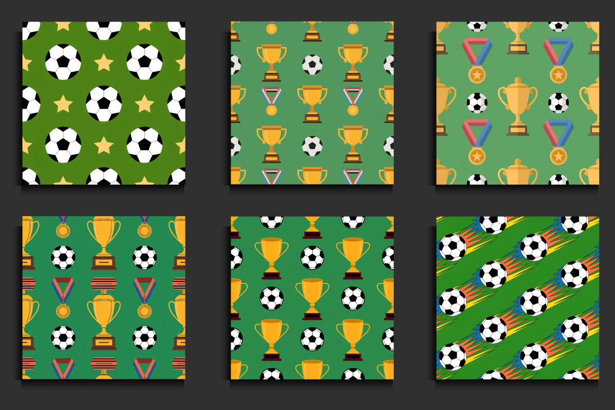 30 Soccer Seamless Patterns, a Pattern Graphic by protabsorkar11 (Photo 2 of 4)