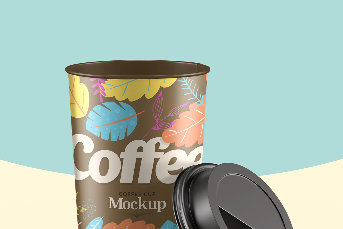 Realistic Coffee Cup Mock-up, a Print Template by Propex (Photo 23 of 24)