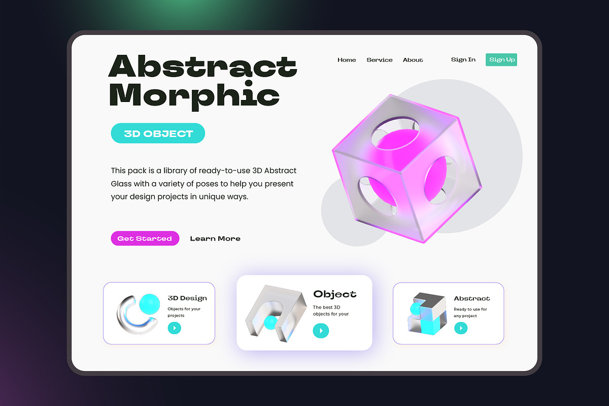 Abstract Morphic 3D, an Object 3D Model by kerismaker (Photo 6 of 8)