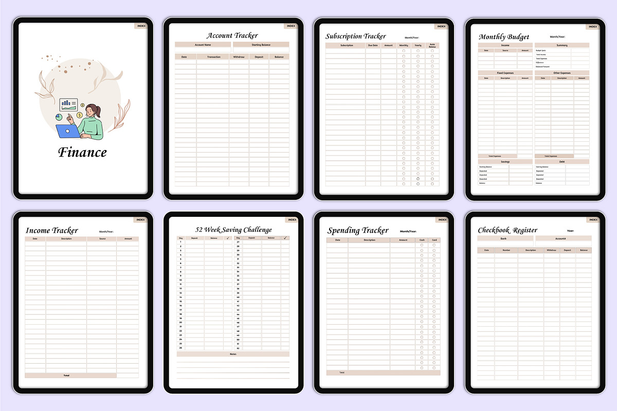 2025 Digital That Girl Planner Canva, a Stationery Template by Mustafiz (Photo 13 of 15)