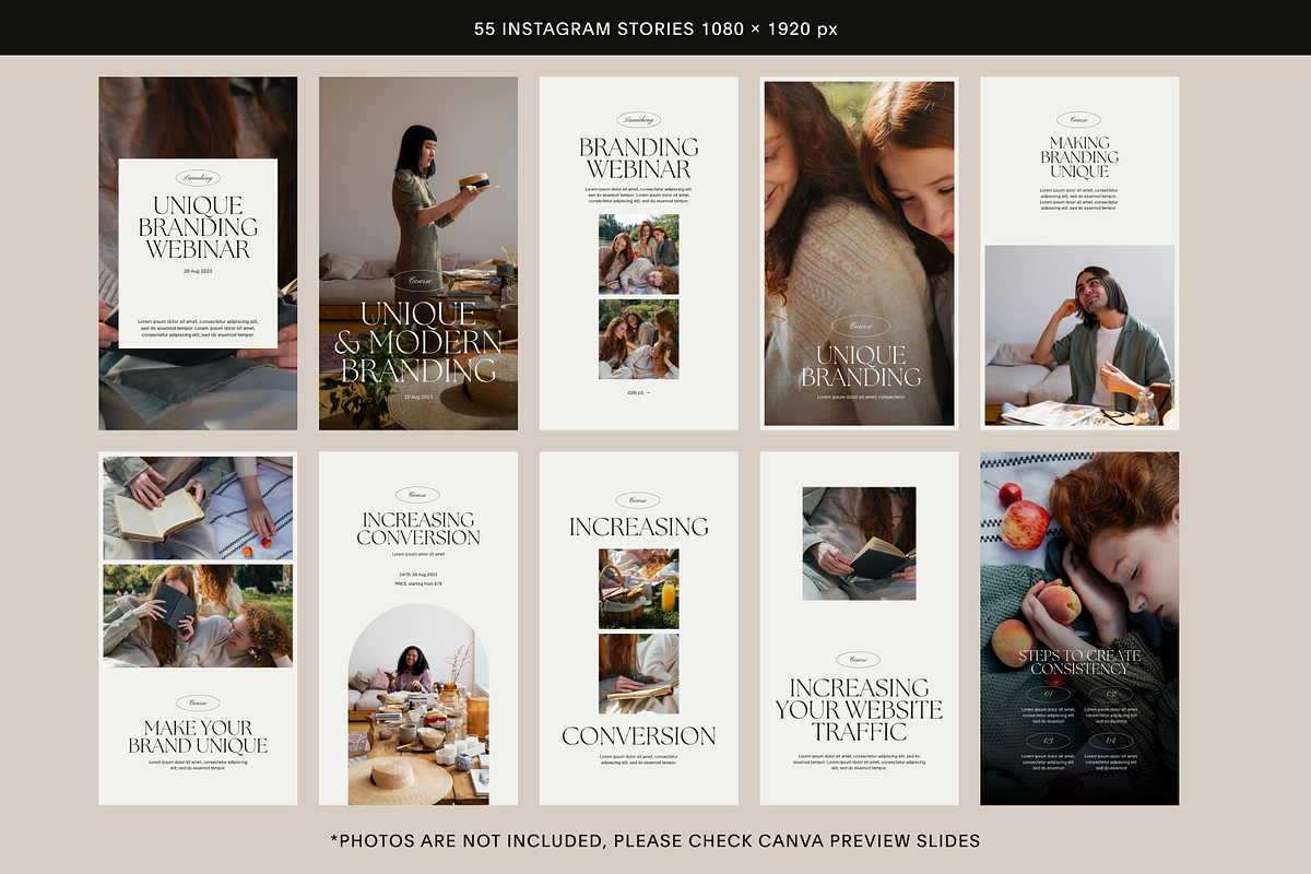 110 Beige Instagram bundle v1, a Social Media Template by Studio K (Photo 3 of 9)