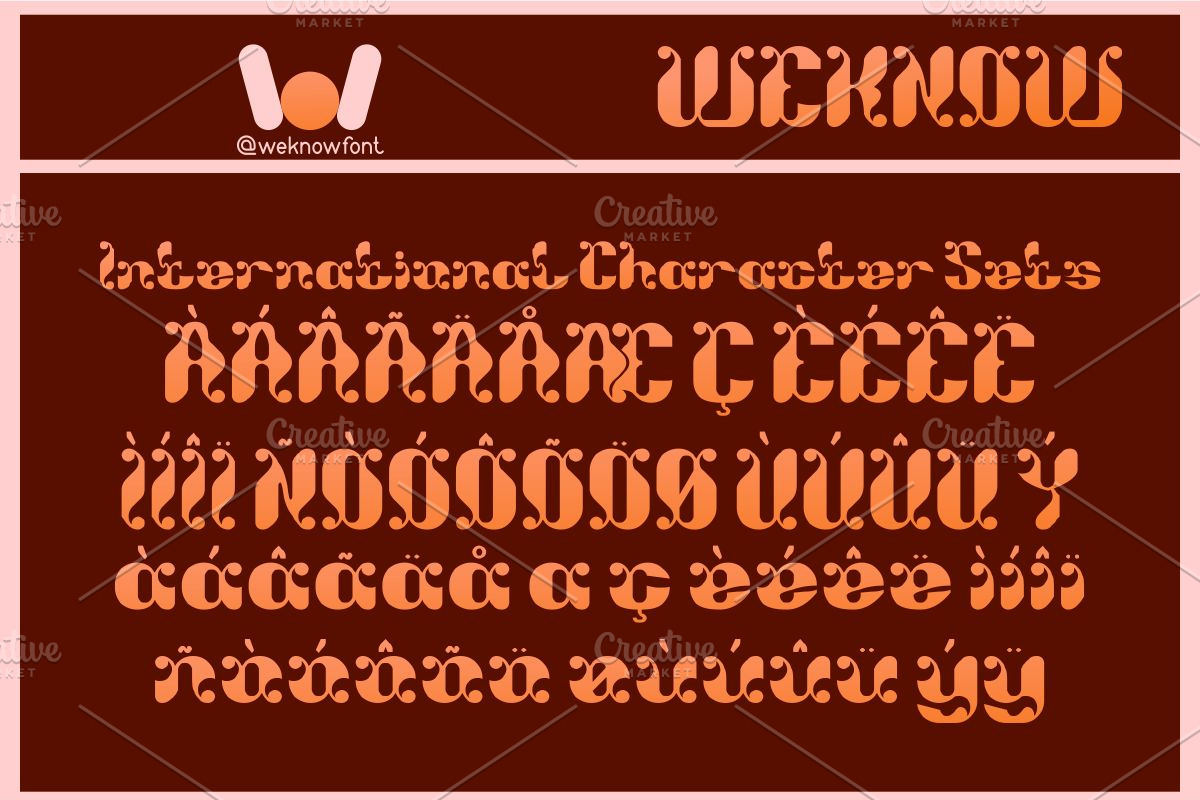 Psyche and Logos font, a Font by weknow (Photo 8 of 8)