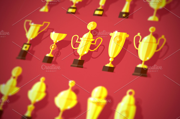 Award Cups Set preview 6