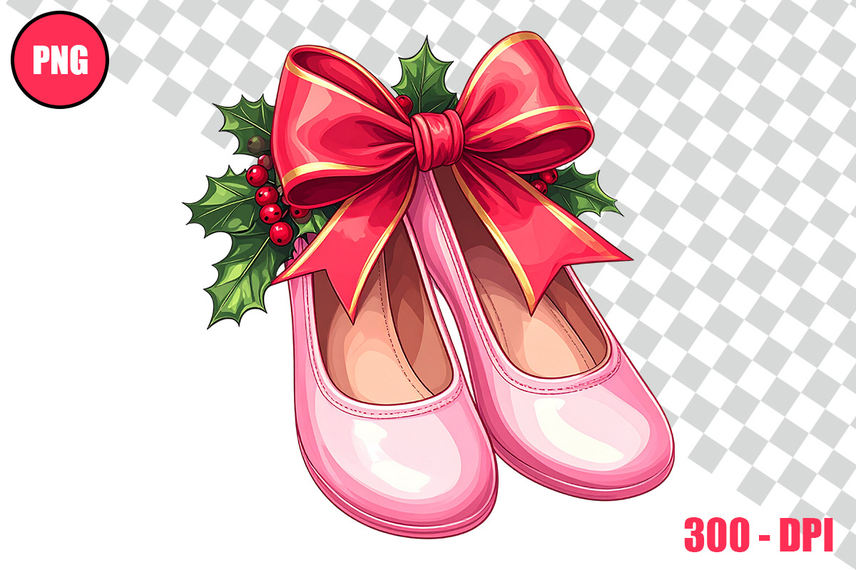 Christmas Ballet Slippers Cliparts, a Person Illustration by taramija (Photo 14 of 26)