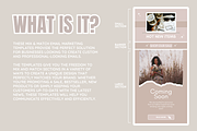Beige Newsletter Templates, an Email Template by SunshineStudioBoutique (Thumbnail 2 of 9)
