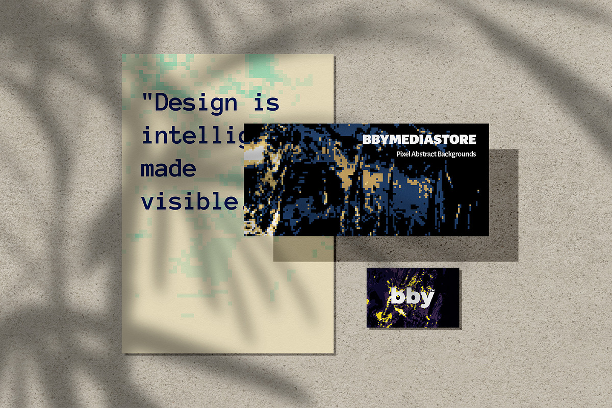 Pixel Abstract Backgrounds x100, a Texture Graphic by bbymedia.store (Photo 7 of 10)