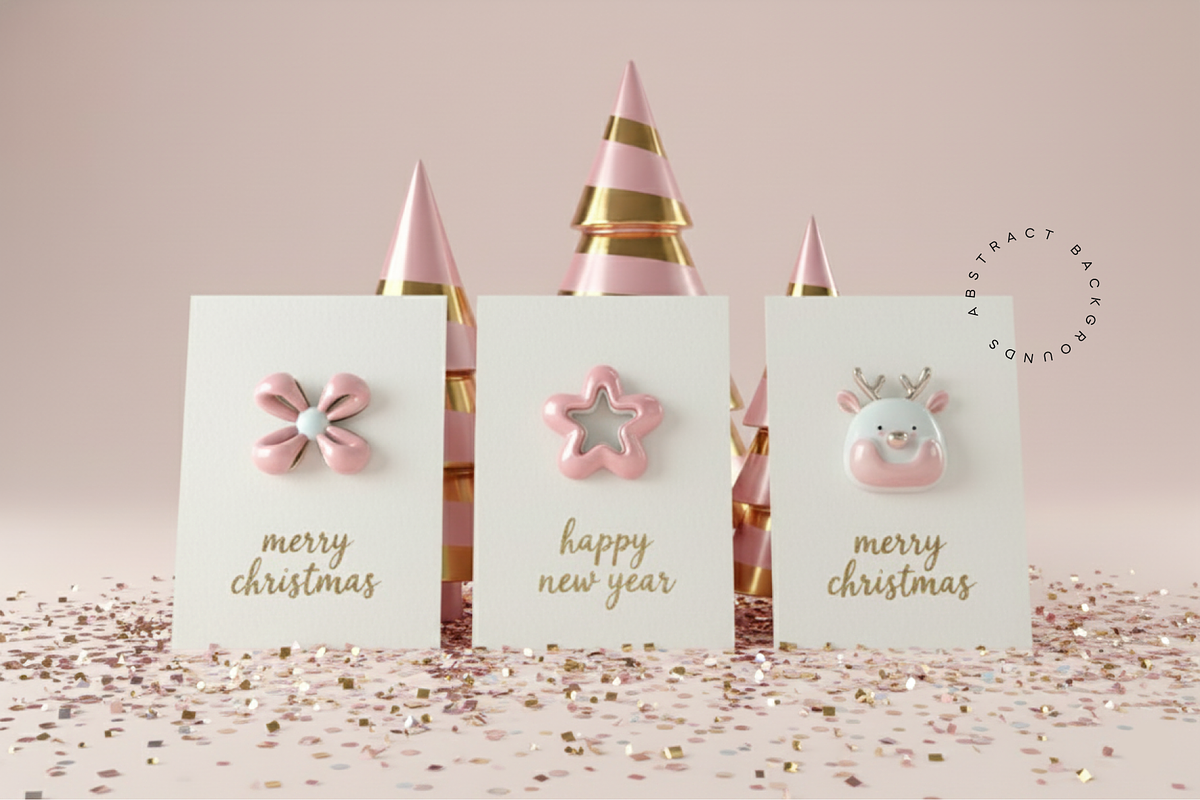 Glossy Pink Holiday Icons Set, a Solid Icon by Lumeno (Photo 3 of 6)