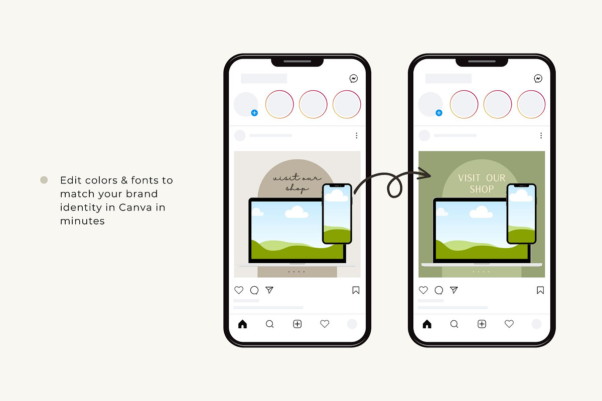 Classy Instagram Post Template Canva, a Social Media Template by Visulize Design Studio (Photo 4 of 4)