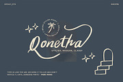 Qonetha - Brush Stylish Script, a Script Font by Creacy Studio (Thumbnail 1 of 8)