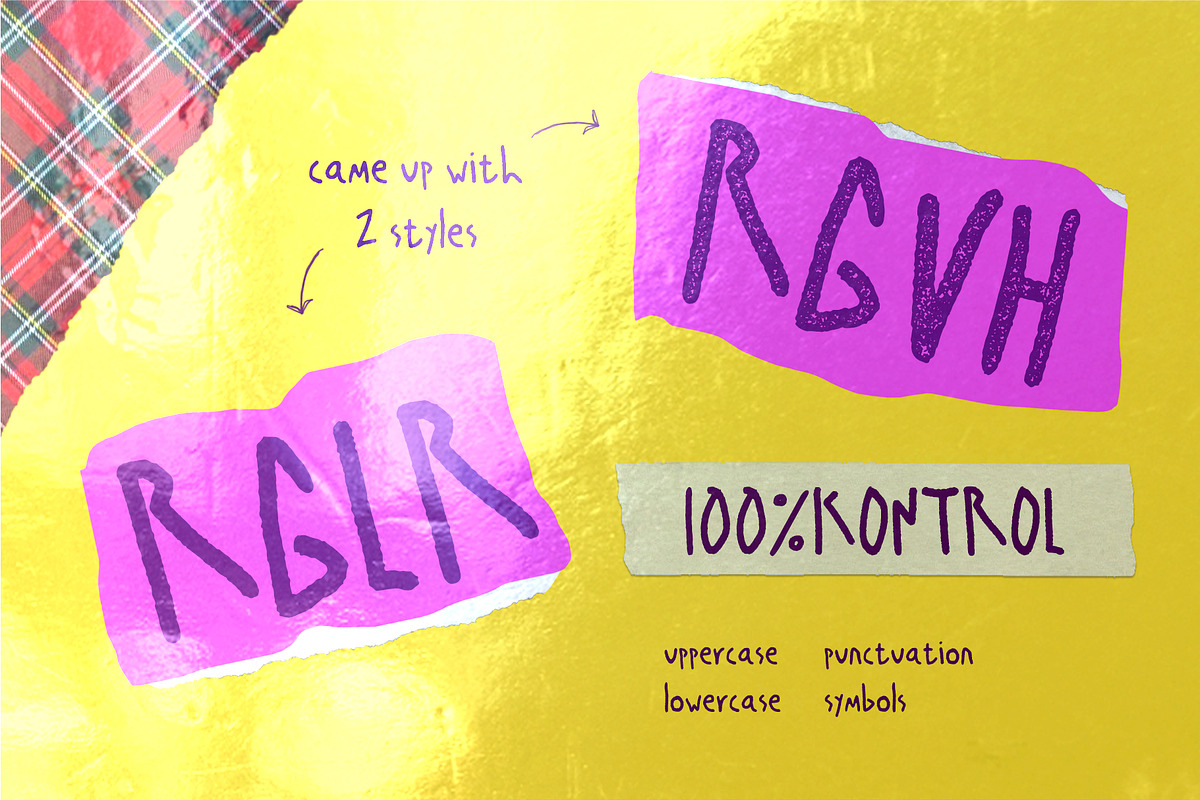 100% Kontrol - Handwritten Font preview 6