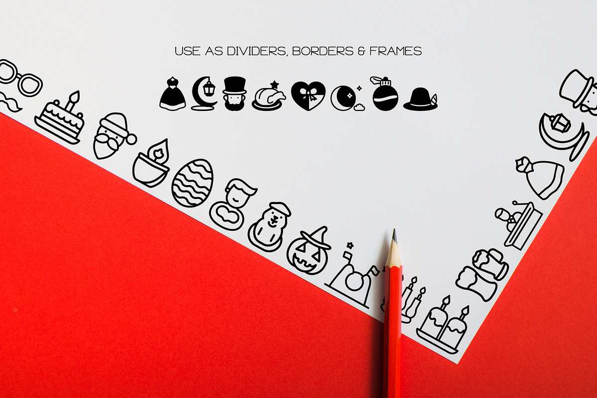 Holiday Alphabet - Dingbat Font, a Symbol Font by WADLEN (Photo 7 of 7)