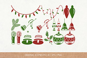 Very Vintage Christmas Collection, a Seasonal Illustration by ArtPavo (Thumbnail 10 of 11)