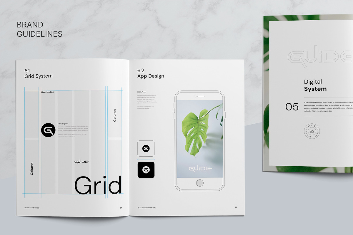 Brand Manual | CANVA, a Brochure Template by KreateTribe (Photo 14 of 15)