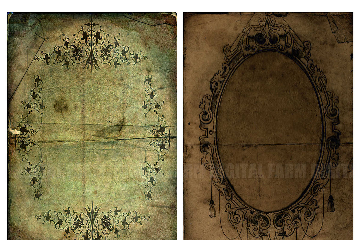 Antique old paper, vintage paper set, a Texture Graphic by DidiArtWorld (Photo 2 of 4)