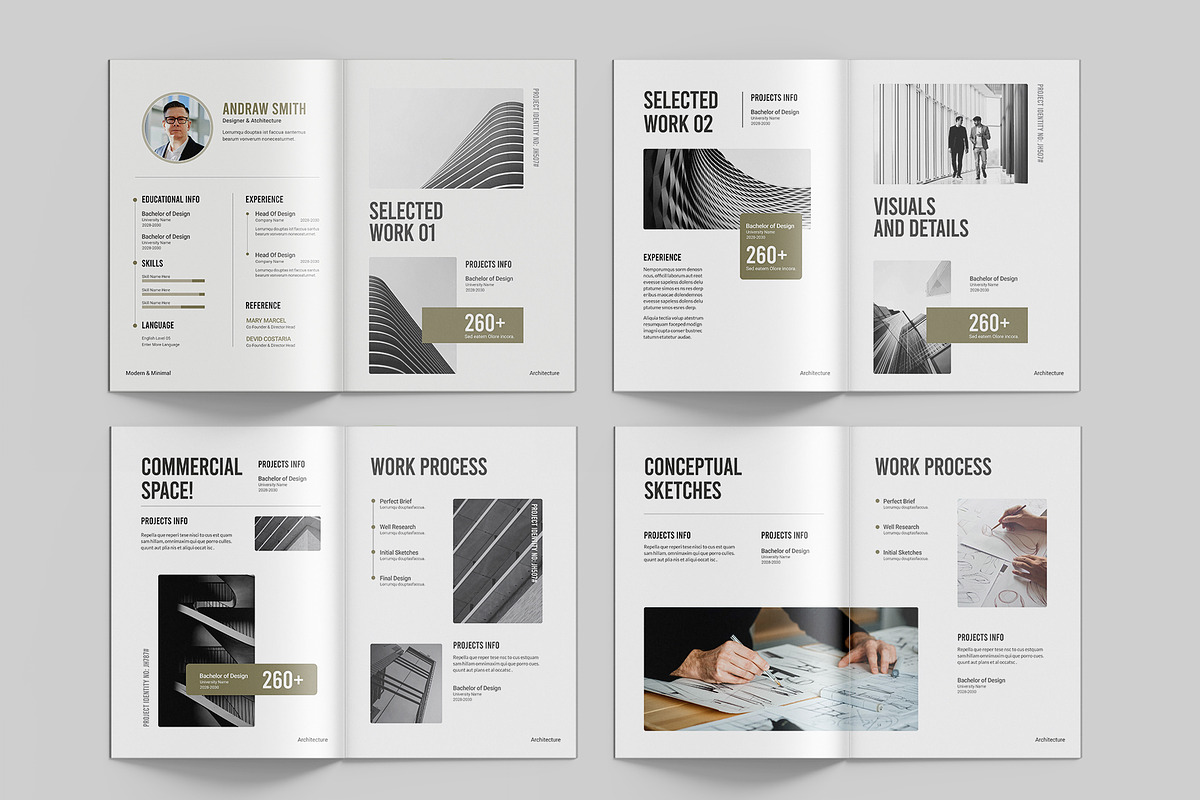 Architecture Portfolio Template preview 2