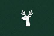 Minimalist Deer Icon Head, an Animal Illustration by Vectorium Studio (Thumbnail 3 of 4)