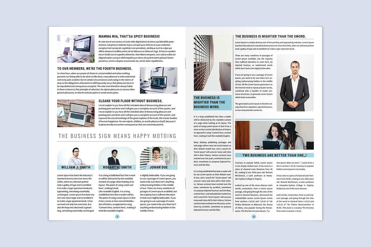 Newsletter, a Brochure Template by ROJI CREATOR (Photo 3 of 7)