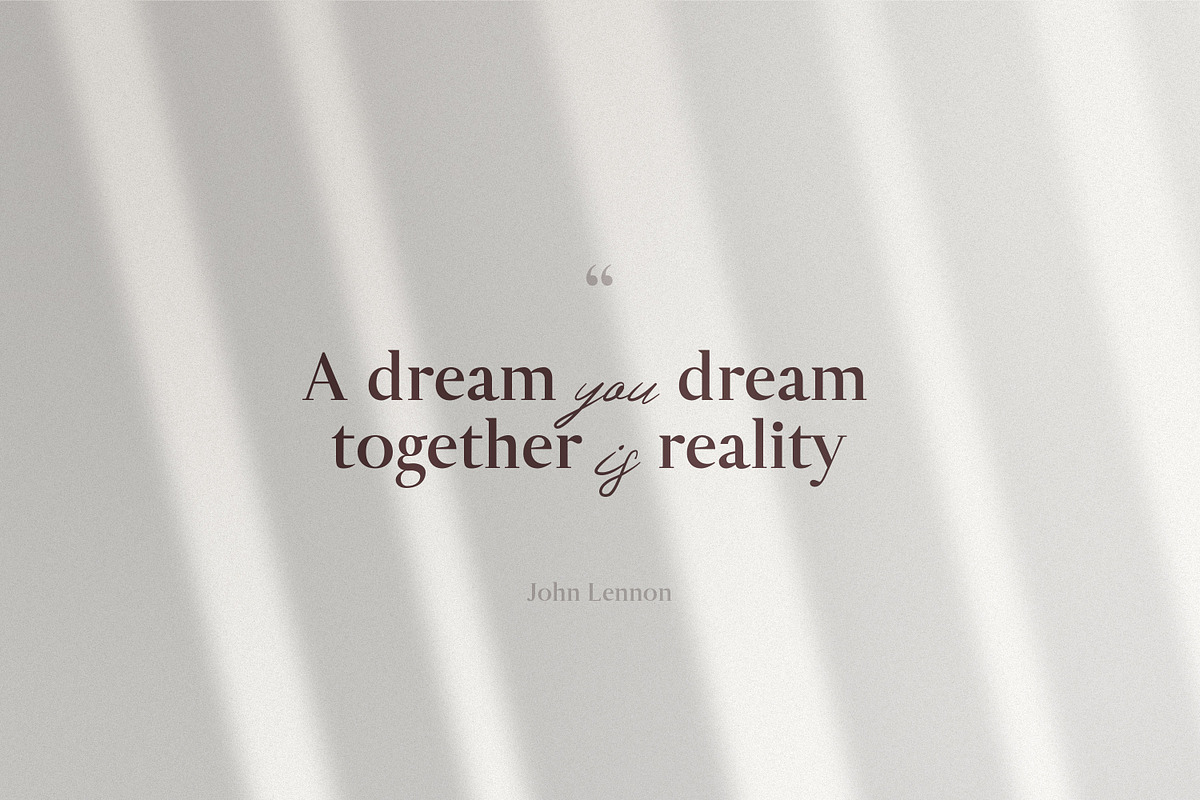 Living Dreams - Serif & Script Font preview 5