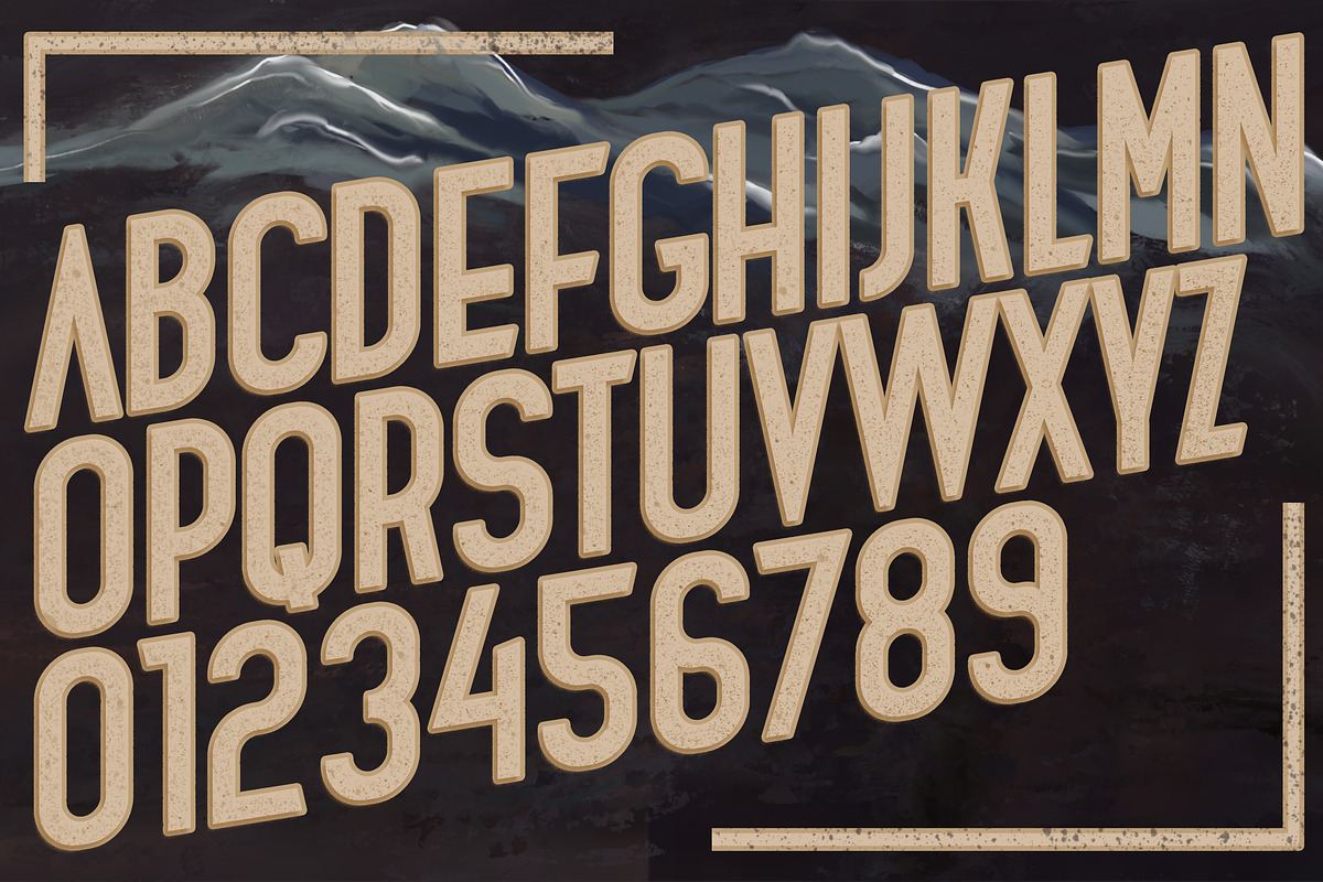 Planina Font preview 2