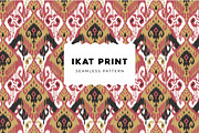 Ikat Print, Vector Seamless Patterns, a Pattern Graphic by ASTUDIO (Thumbnail 2 of 5)