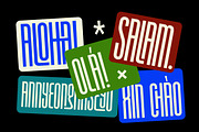 Hillhurst - Sans Serif Ligature Font, a Sans Serif Font by Surplus Type Co (Thumbnail 6 of 8)