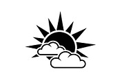 Sun Behind Clouds Silhouette Bundle, an Illustration by Gaye Art (Thumbnail 12 of 31)