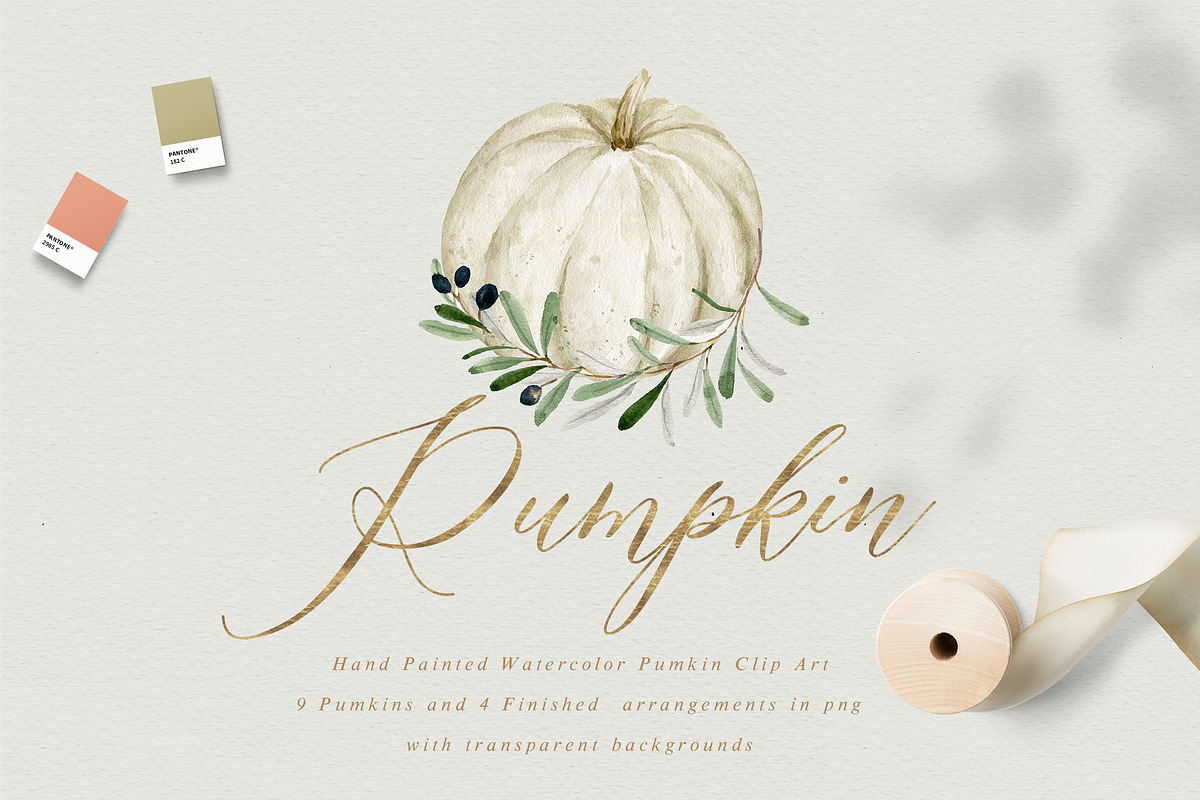 Luxury-Autumn Clipart Collection, a Texture Illustration by Graphic Box (Photo 6 of 9)