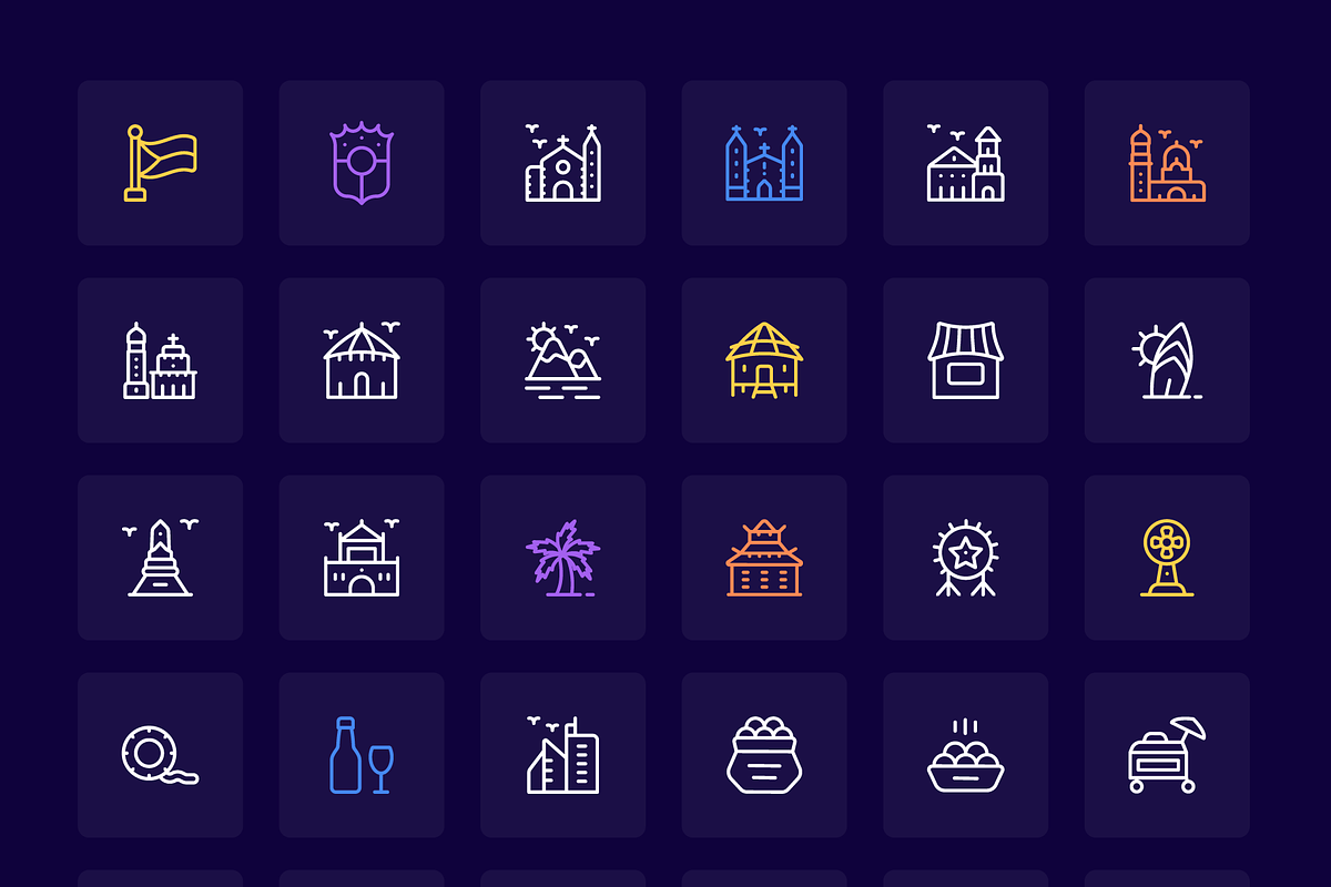 Filipino Icons Set, an Outline Icon by Brickclay (Photo 9 of 9)