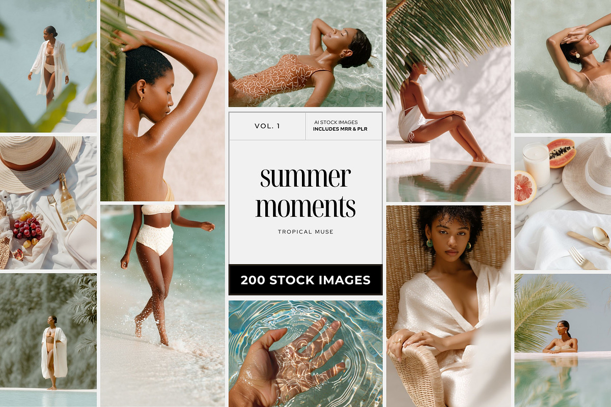 Melanin Summer Stock Photos, a Beauty & Fashion Photo by COCO Designs (Photo 1 of 22)