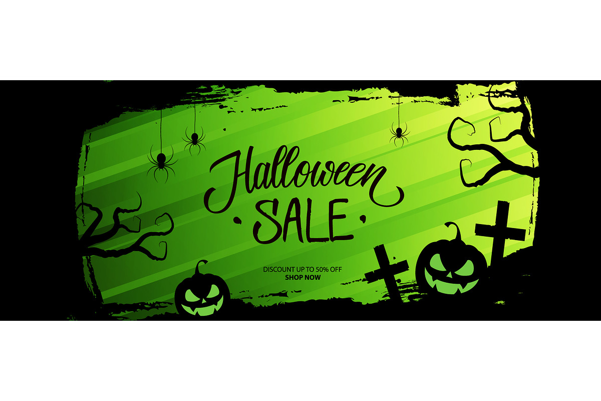 Halloween Sale Graphics Set, a Seasonal Illustration by Finevector (Photo 4 of 6)
