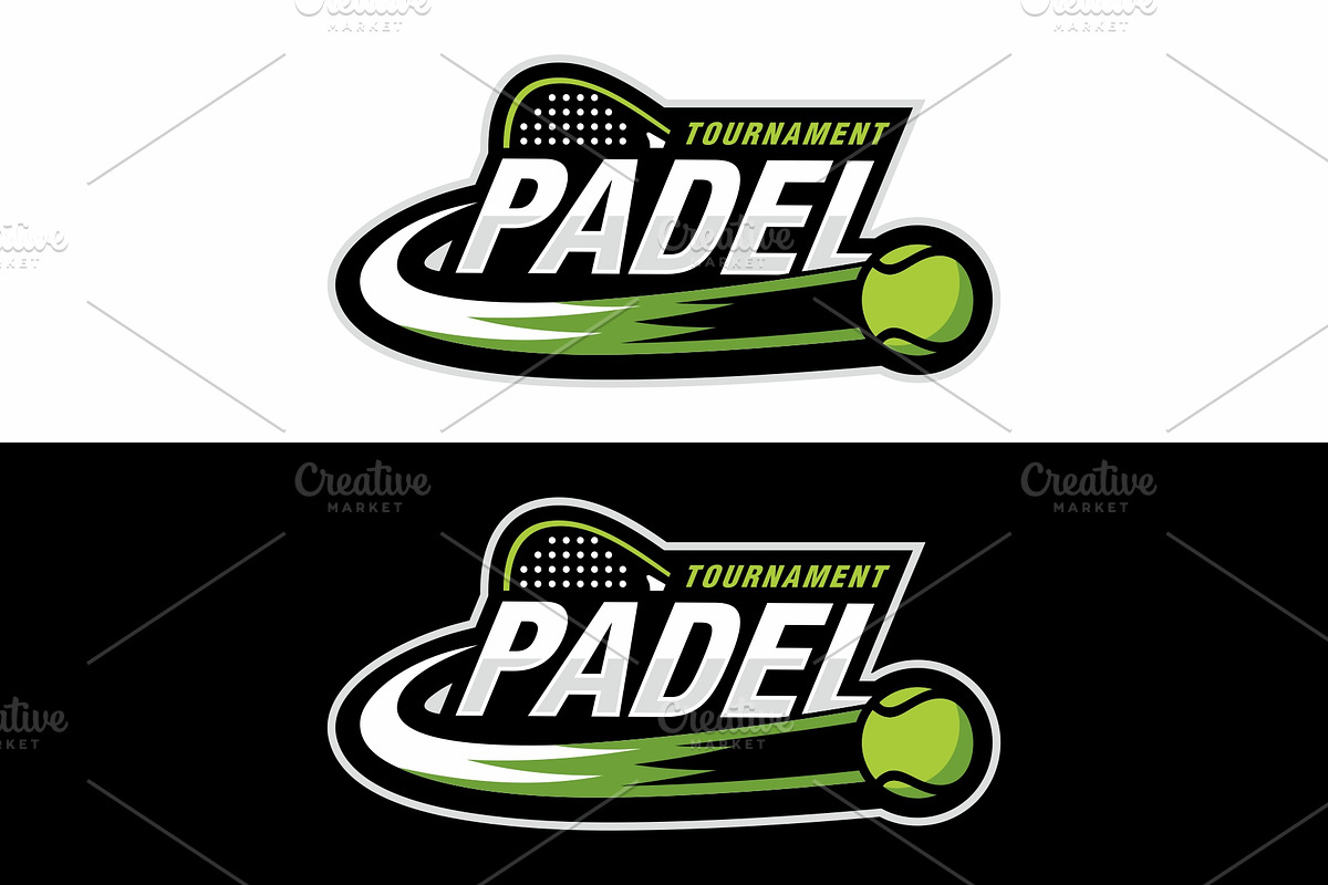 Padel logo icon design, a Branding & Logo Template by swarnstudio