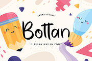 Bottan Display Brush Font, a Sans Serif Font by Giant Design (Thumbnail 1 of 10)