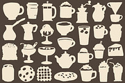 Coffee Goods: 100 Textured Graphics, a Food Illustration by Veyla (Thumbnail 4 of 14)