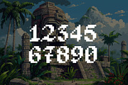 Rune Craft - Story Pixel Font, a Sans Serif Font by HipFonts (Thumbnail 3 of 6)