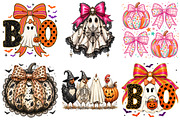 Coquette Halloween PNG Bundle, a Seasonal Illustration by Libby Wishes (Thumbnail 4 of 5)