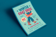 Modern Winter Coat Drive Flyer, a Flyer Template by VectorVactory (Thumbnail 2 of 3)