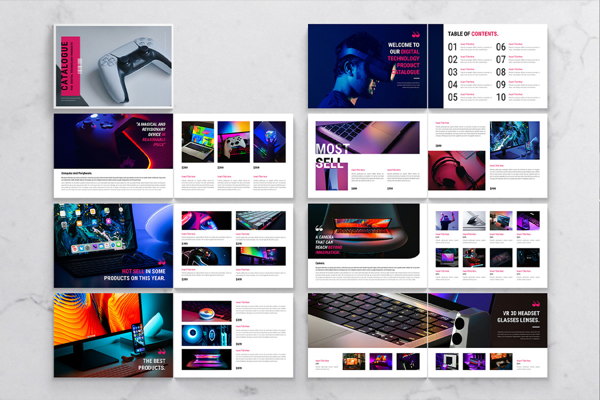 Gadget Product Catalog Landscape, a Brochure Template by DesignCrest (Photo 14 of 14)