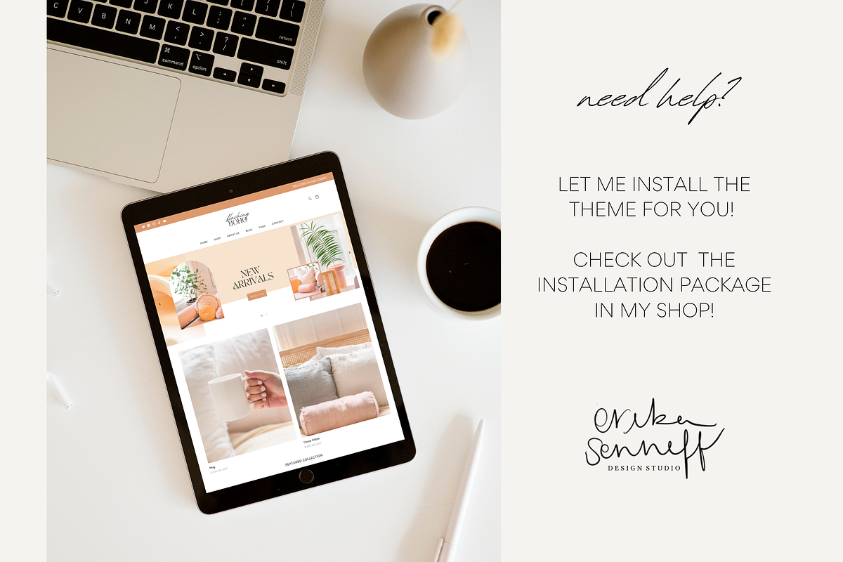 Easy Shopify Theme | Blushing Boho, a Shopify Template by Easy Website Themes (Photo 10 of 11)