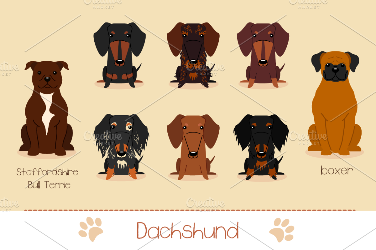 Collection of different dogs, an Illustration by Mallinka (Photo 4 of 8)