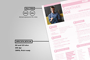 Job Resume Template, a Resume Template by Magoo Studio (Thumbnail 3 of 4)