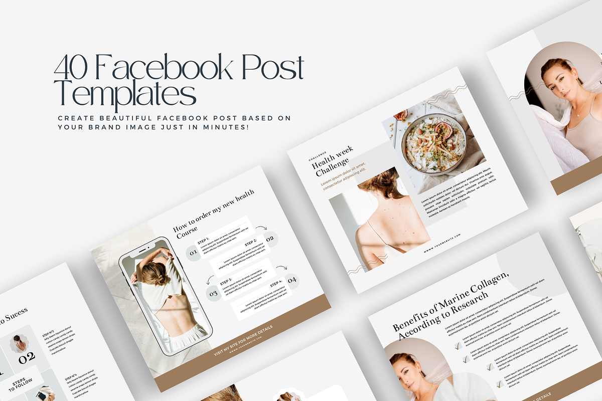 Canva Wellness Coach Bundle Olivia, a Social Media Template by Lovely Confetti (Photo 5 of 8)