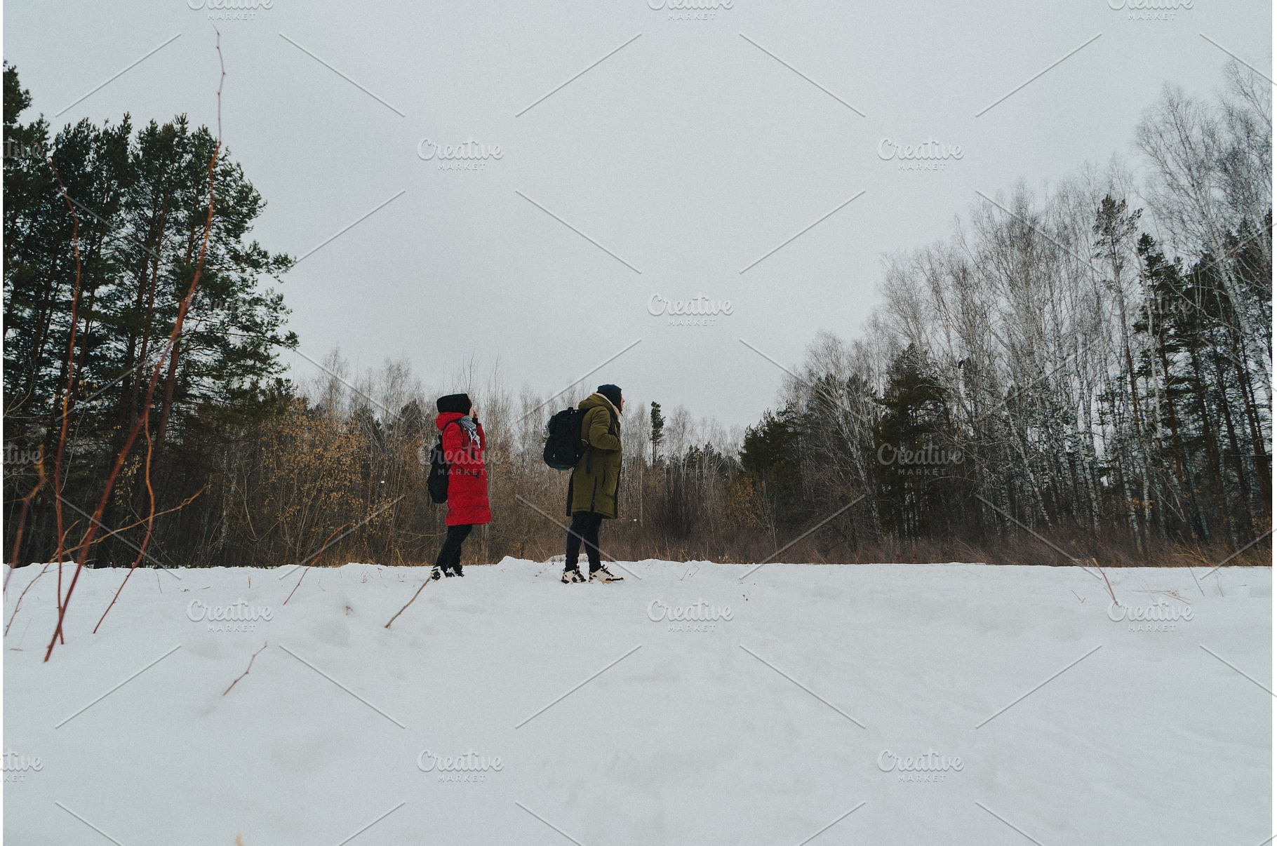 Two individuals dressed warmly in, a Nature Photo by darksoul72