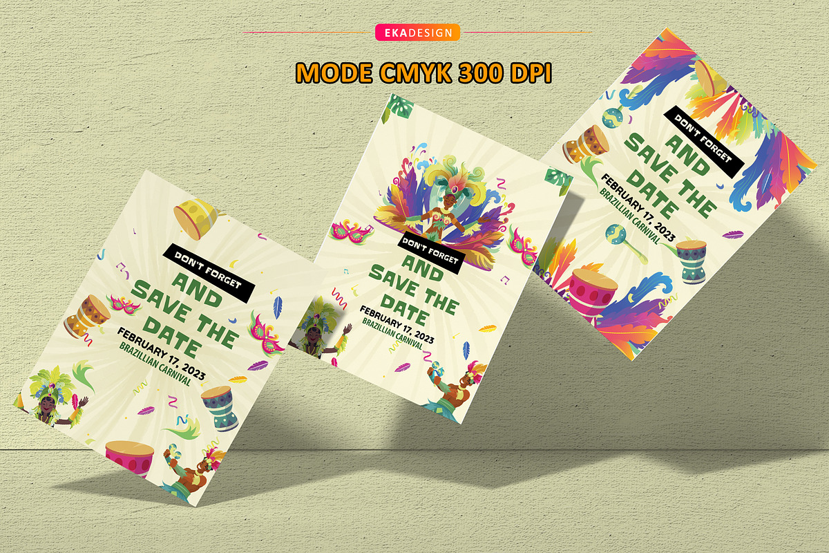 Flyer Brazillian Carnival, a Social Media Template by Eka Design (Photo 4 of 4)