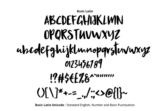 Hokuto Asian Font preview 7