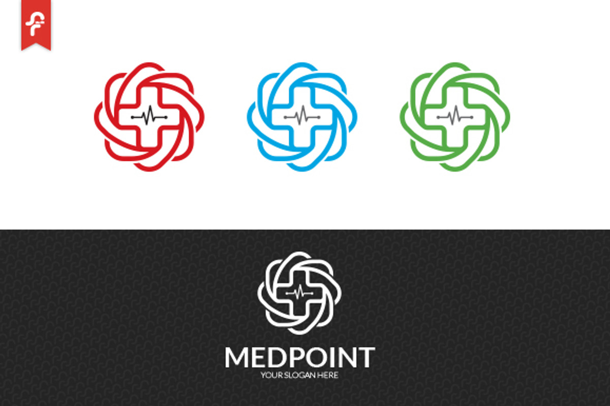 Medical Point Logo, a Branding & Logo Template by ft.studio
