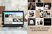 Dark Aesthetic Instagram Templates, a Social Media Template by Templates Boutique (Thumbnail 6 of 9)